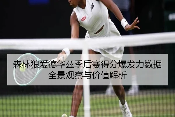 森林狼爱德华兹季后赛得分爆发力数据全景观察与价值解析